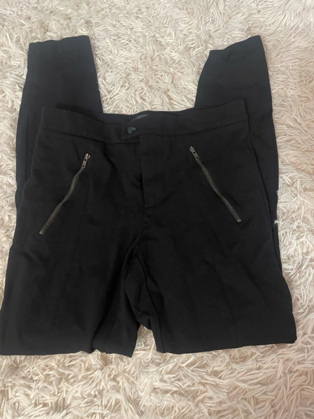 J. Crew Black Strapless Corset Top with Zipper Detail